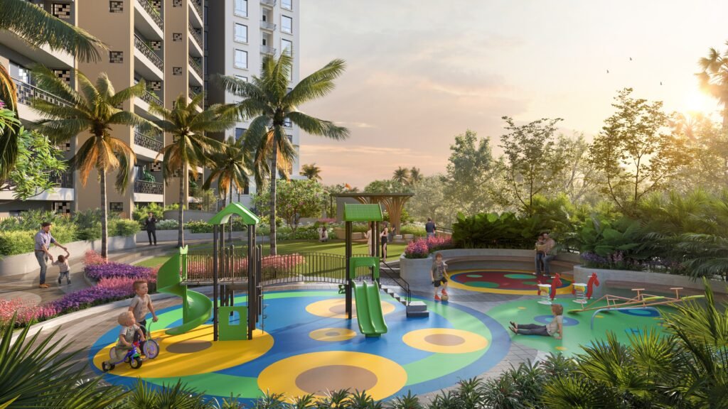 Amphitheatre and Kids Play Area at Pioneer Alura